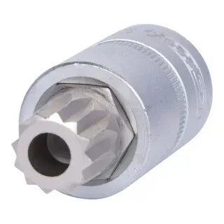 KS Tools 1/2" Öldienst-Bit-Stecknuss Vielzahn, M16 von KS Tools – Produktbild