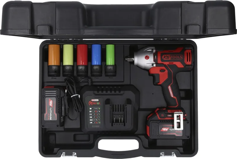 KS Tools 1/2 ROCKET II Hochleistungs-Druckluft-Schlagschrauber 2.300 Nm - 512.0002 by KS Tools, Red – product image