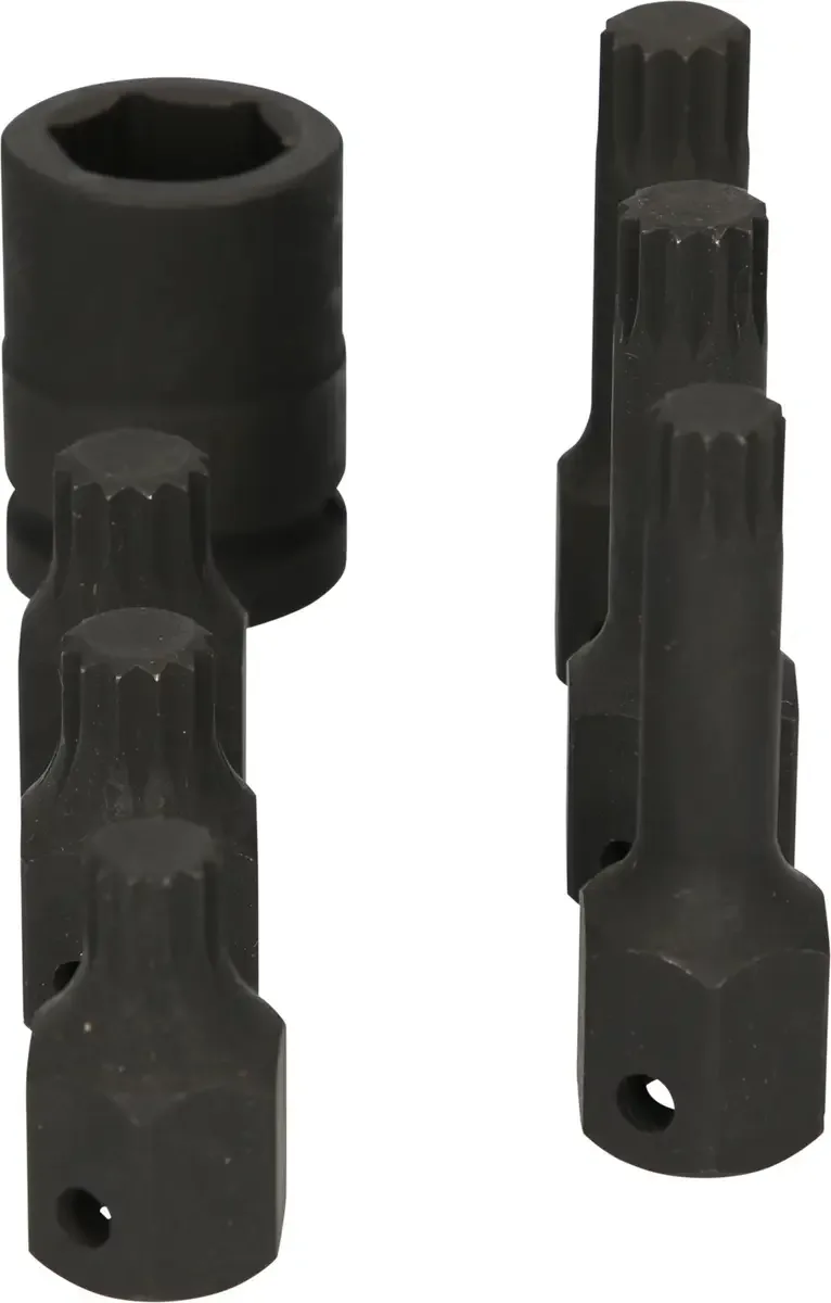 KS Tools 1/2" Spezial-Kraft-Bit-Stecknuss-Satz Vielzahn, 7-tlg. M14-M18 von KS Tools – Produktbild 3 von 3