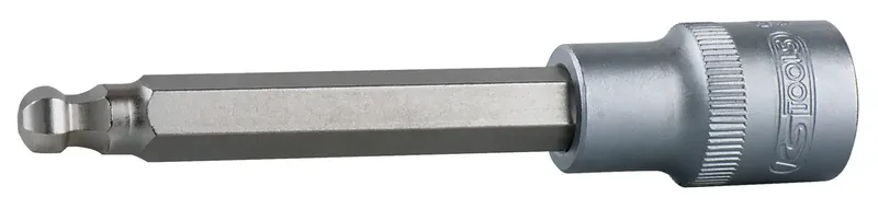 KS Tools 1/2 Zoll Bit-Stecknuss Innensechskant mit Kugelkopf, lang, 13 mm von KS Tools – Produktbild 2 von 2