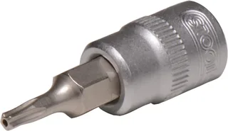 KS Tools 1/4" Bit-Stecknuss, Fünfstern mit Stirnlochbohrung, TS45 von KS Tools – Produktbild 2 von 2