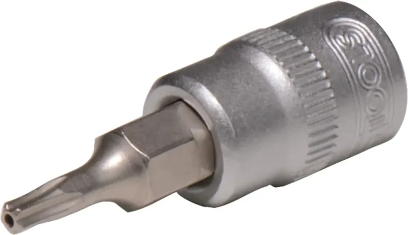 KS Tools 1/4" Bit-Stecknuss, Fünfstern mit Stirnlochbohrung, TS45 von KS Tools – Produktbild 2 von 2