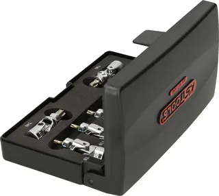 KS Tools 1/4" CHROMEplus Bit-Stecknuss-Satz mit Gelenk TX, 8-teilig T8-T40 von KS Tools – Produktbild 2 von 2