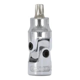 KS Tools 1/4" CHROMEplus Gelenk-Bit-Stecknuss TX, T10 von KS Tools – Produktbild