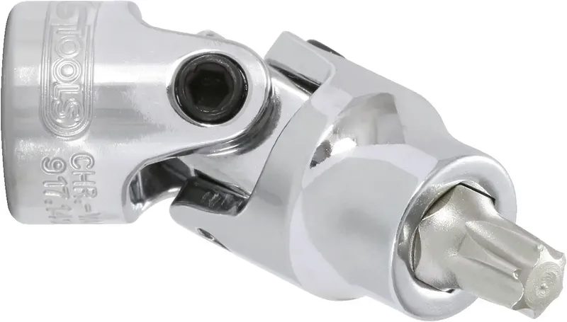KS Tools 1/4" CHROMEplus Gelenk-Bit-Stecknuss TX, T30 by KS Tools – product image 2 of 2