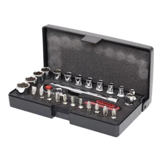 KS Tools 1/4" CHROMEplus Steckschlüssel-Satz, 26-teilig von KS Tools – Produktbild