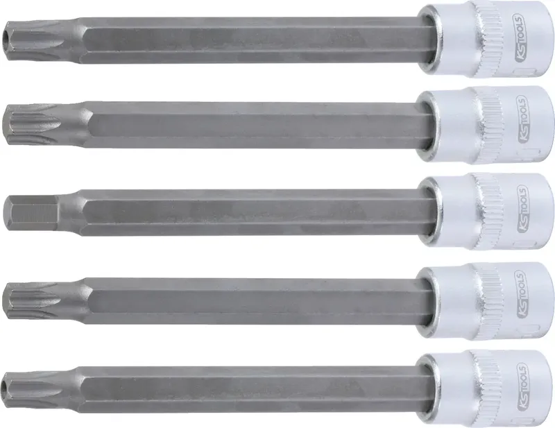 KS Tools 1/4" Spezial-Airbag-Bit-Stecknuss-Satz, 5-teilig von KS Tools – Produktbild 3 von 3