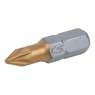 KS Tools 1/4" TiN Bit, 25mm, PZ3, 5er Pack von KS Tools – Produktbild