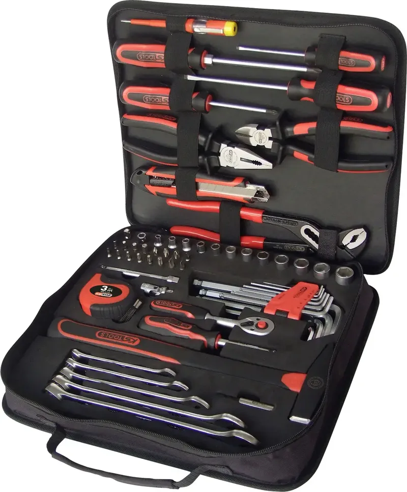 KS Tools 1/4 Universal-Werkzeugtasche, 62-tlg 1/4 Universal-Werkzeugtasche, 62-tlg Werkzeugset by KS Tools – product image