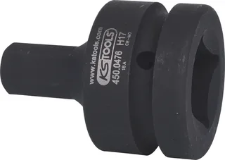 KS Tools 1" Kraft-Bit-Stecknuss Innensechskant, kurz, 17 mm by KS Tools – product image 2 of 2
