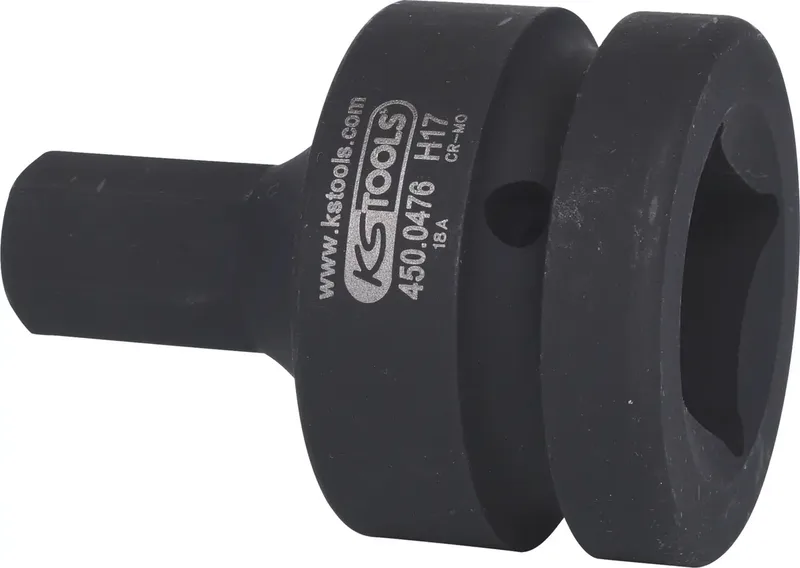 KS Tools 1" Kraft-Bit-Stecknuss Innensechskant, kurz, 17 mm by KS Tools – product image 2 of 2