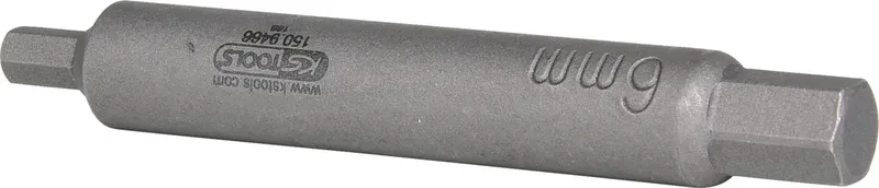 KS Tools 10 mm Stoßdämpfer-Innensechskant-Gegenhalter-Bit-Stecknuss, 6 mm von KS Tools – Produktbild 3 von 3