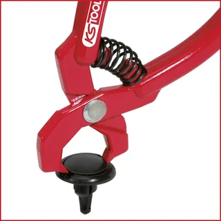 KS Tools 115.1097 Niet-losbare tang, rood, haaks, 100 mm von KS Tools – Produktbild 2 von 2
