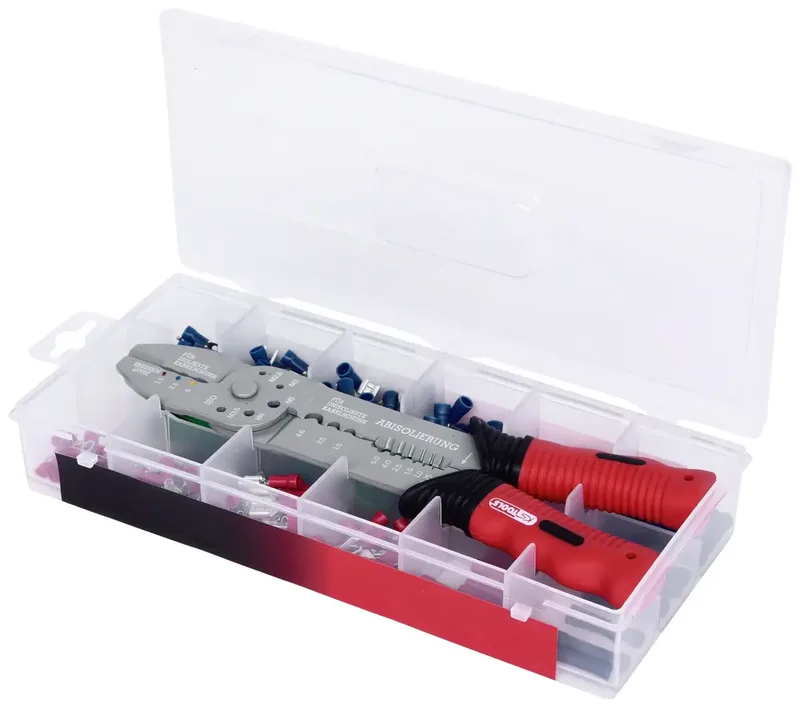 KS Tools 1151230 115.1230 Pince à sertir pour cosses serties 1.5 à 6.0 mm² coffret plastique inclus de KS Tools – image du produit