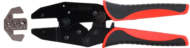 KS Tools 1151455 115.1455 Pince à sertir pour connecteurs à sertir 2.5 à 10 mm² avec matrices à sertir interchangeables de KS Tools – image du produit
