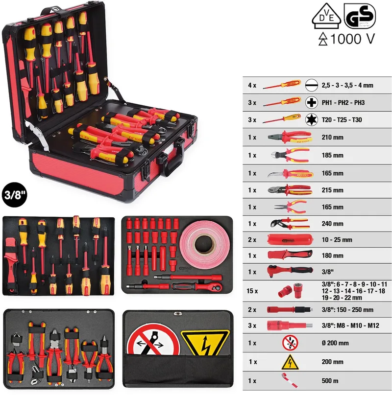 KS Tools 117.1890 117.1890 Gereedschapsset Universeel In koffer 43-delig von KS Tools – Produktbild