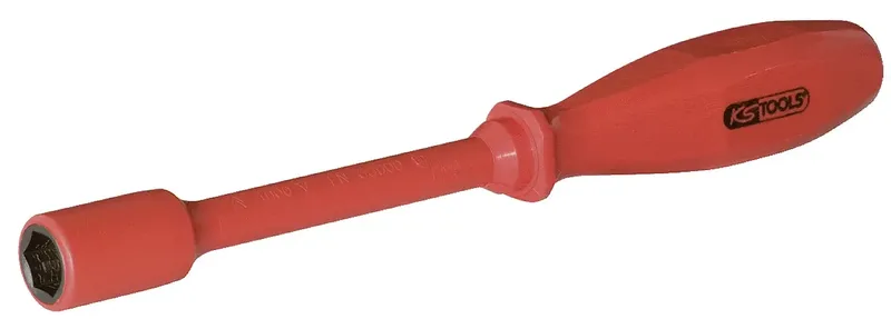 KS Tools 1171237 VDE Steckschlüssel-Schraubendreher Schlüsselweite (metrisch): 7 mm Klingenlänge: 125.0 mm von KS Tools – Produktbild
