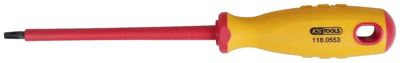 KS Tools 118.0553 VDE Torx-Schraubendreher Größe (Schraubendreher) T 20 Klingenlänge: 80.0 mm DIN EN 60900 1 St. de KS Tools – image du produit