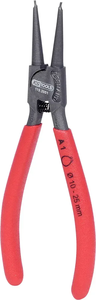 KS Tools 119.2051 Precisie-borgveertang Geschikt voor borgringen Buitenringen 10-25 mm Puntvorm Recht von KS Tools – Produktbild 1 von 2