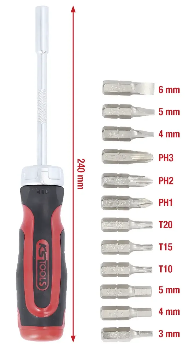 KS Tools 12 in 1 Ratschen-Bit-Schraubendreher by KS Tools – product image 3 of 3
