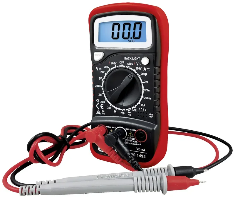 KS Tools 1501495 Hand-Multimeter digital inkl. Prüfkabel van KS Tools – productafbeelding