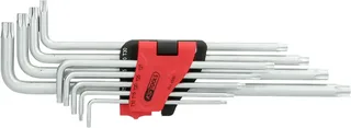 KS Tools 151.4550 TX Haakse schroevendraaierset T 10, T 15, T 20, T 25, T 27, T 30, T 40, T 45, T 50 9-delig de KS Tools – image du produit 1 sur 3