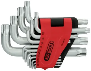 KS Tools 151.4610 TX Haakse schroevendraaierset T 8, T 10, T 15, T 20, T 25, T 27, T 30, T 40, T 45, T 50, T 55, T 60, T 70, T 80 14-delig von KS Tools – Produktbild 1 von 2