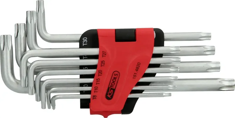 KS Tools 151.4820 TX Haakse schroevendraaierset TB 8, TB 10, TB 15, TB 20, TB 25, TB 27, TB 30, TB 40, TB 45, TB 50 10-delig de KS Tools – image du produit 1 sur 2