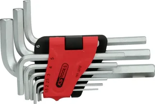 KS Tools 1513212 Inbus Haakse schroevendraaierset 1.5 mm, 2 mm, 2.5 mm, 3 mm, 4 mm, 5 mm, 6 mm, 8 mm, 10 mm 9-delig de KS Tools – image du produit 1 sur 2