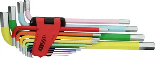 KS Tools 1514640 Inbus Haakse schroevendraaierset 1.5 mm, 2 mm, 2.5 mm, 3 mm, 4 mm, 5 mm, 6 mm, 7 mm, 8 mm, 10 mm, 12 mm, 14 mm, 17 mm, 19 mm 14-delig fra KS Tools – produktbillede 1 af 2