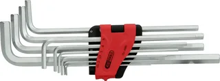 KS Tools 1514980 Inbus Haakse schroevendraaierset 1.5 mm, 2 mm, 2.5 mm, 3 mm, 4 mm, 5 mm, 6 mm, 7 mm, 8 mm, 10 mm 10-delig de KS Tools – image du produit 1 sur 2