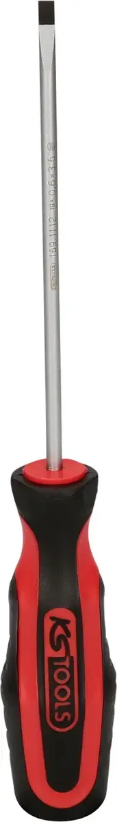KS Tools 1591112 Schlitz-Schraubendreher Klingenbreite: 3.5 mm Klingenlänge: 100 mm DIN 5265 von KS Tools – Produktbild