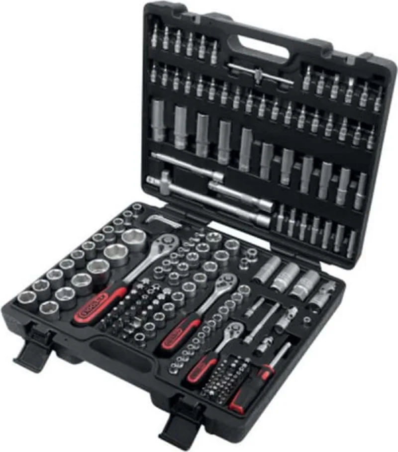 KS Tools 179-delige Multigereedschap Set – Ratelset/Doppenset/Bit Set/Momentsleutel - 1/4, 3/8 en 1/2 Inch van KS Tools, Kleurloos – productafbeelding