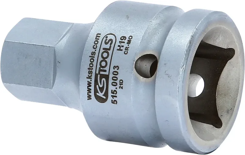 KS Tools 3/4" Kraft-Bit-Stecknuss Innensechskant kurz, 19mm von KS Tools – Produktbild 2 von 2