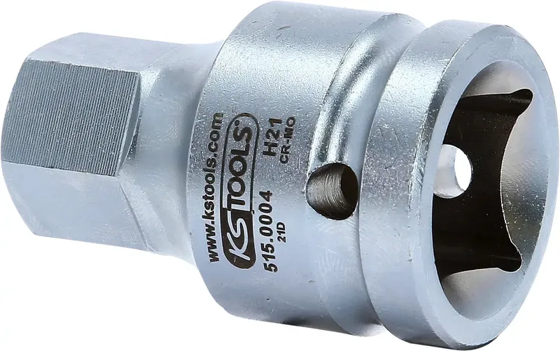 KS Tools 3/4" Kraft-Bit-Stecknuss Innensechskant kurz, 21mm by KS Tools – product image 2 of 2