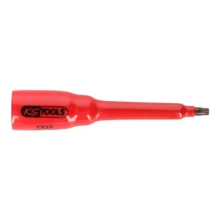 KS Tools 3/8" Bit-Stecknuss mit Schutzisolierung für TX-Schrauben, T20, lang by KS Tools – product image