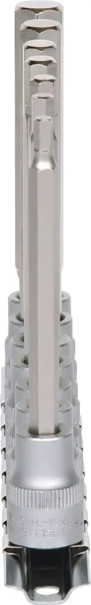 KS Tools 3/8" Bit-Stecknuss-Satz Innensechskant, lang, 7-teilig von KS Tools – Produktbild 2 von 2