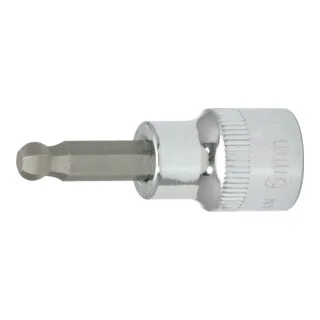 KS Tools 3/8" CHROMEplus Bit-Stecknuss Innensechskant,Kugelkopf,10mm van KS Tools – productafbeelding
