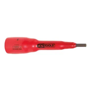 KS Tools 3/8" Isolierte Bit-Stecknuss Innensechskant, 6mm,180mm lang von KS Tools – Produktbild