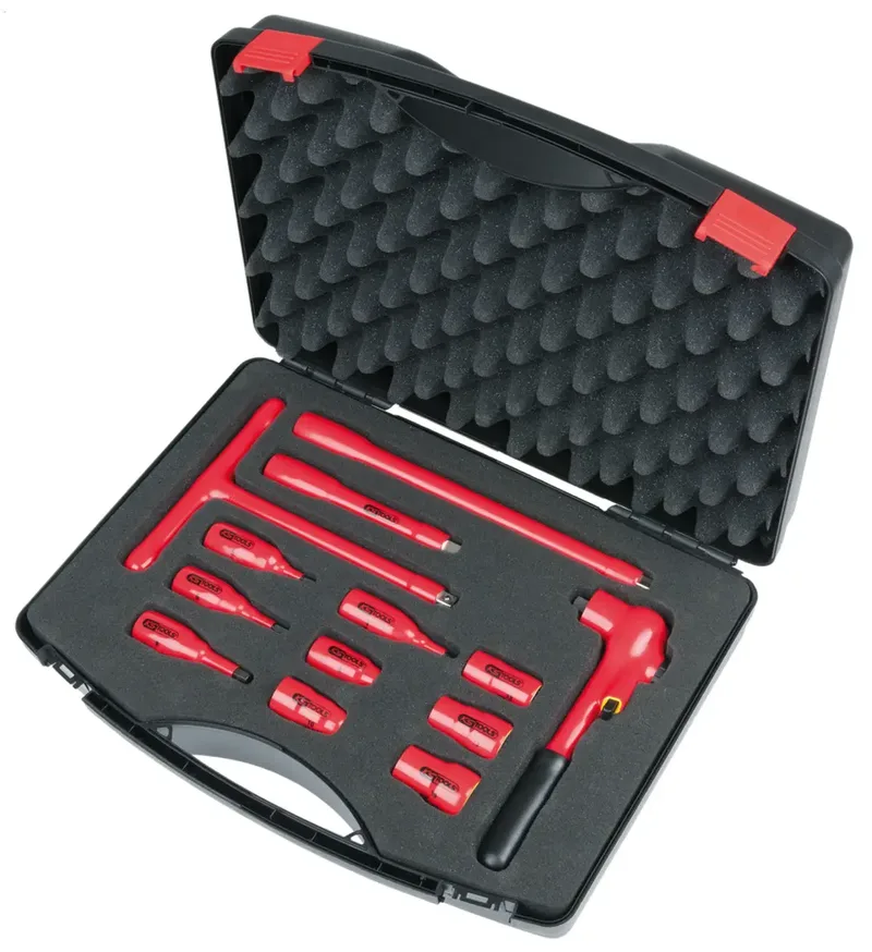 KS Tools 3/8" Isolierter Steckschlüssel-Satz, 13-teilig Ratsche mit Verriegelungsmechanik by KS Tools – product image 2 of 2