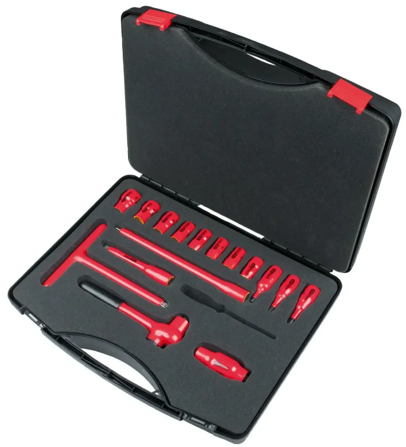 KS Tools 3/8" Isolierter Steckschlüssel-Satz, 16-teilig van KS Tools – productafbeelding 2 van 2