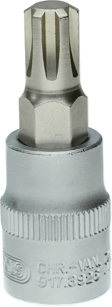 KS Tools 3/8 Zoll Bit-Stecknuss für RIBE-Schrauben, M9, Länge 48 mm von KS Tools – Produktbild 2 von 2