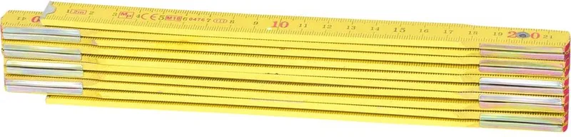 KS Tools 300.0060 Duimstok 2 m Hout van KS Tools, Kleurloos – productafbeelding