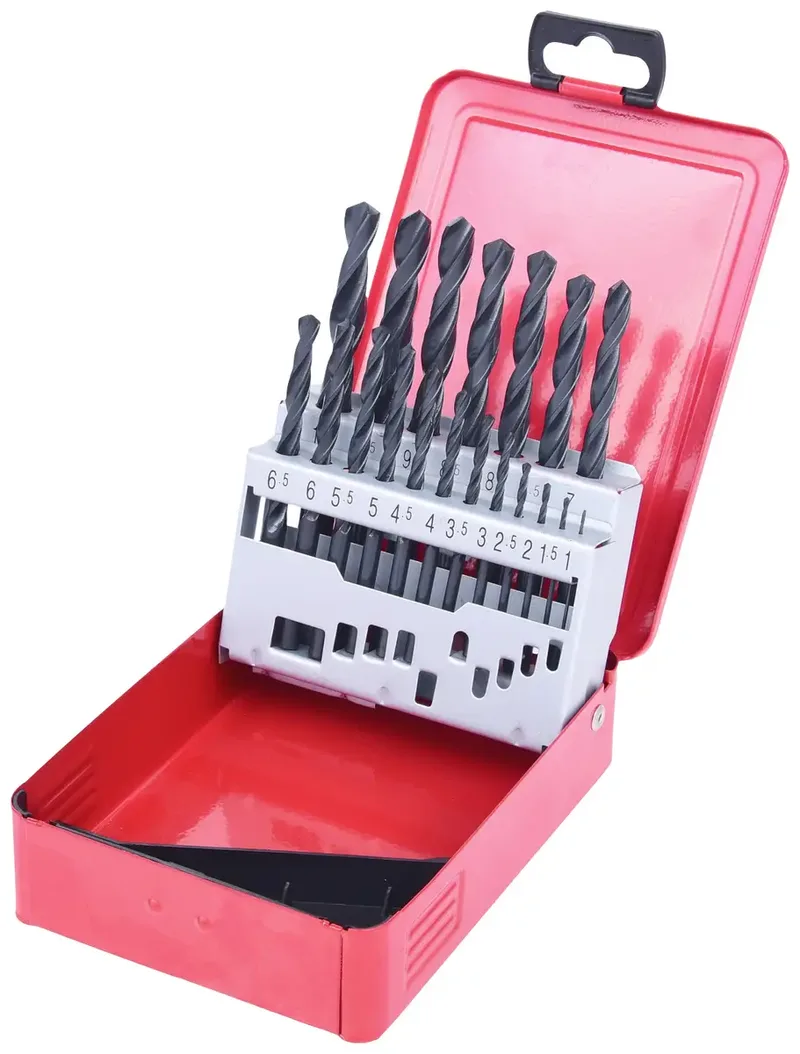 KS Tools 330.1610 3301610 HSS-R Metall-Spiralbohrer-Set 1 mm, 1.5 mm, 2 mm, 2.5 mm, 3 mm, 3.5 mm, 4 mm, 4.5 mm, 5 mm, 5.5 mm, 6 mm, 6.5 mm, 7 mm, 7.5 mm, 8 mm by KS Tools – product image