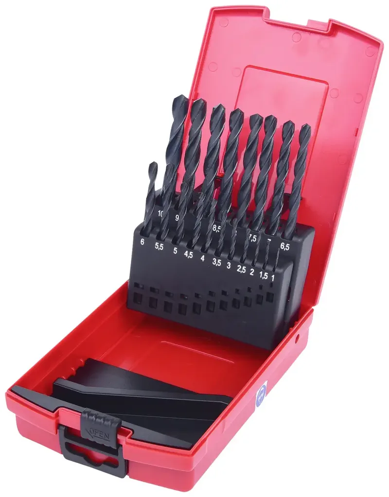 KS Tools 330.1620 3301620 HSS-R Metall-Spiralbohrer-Set 1 mm, 1.5 mm, 2 mm, 2.5 mm, 3 mm, 3.5 mm, 4 mm, 4.5 mm, 5 mm, 5.5 mm, 6 mm, 6.5 mm, 7 mm, 7.5 mm, 8 mm de KS Tools – image du produit