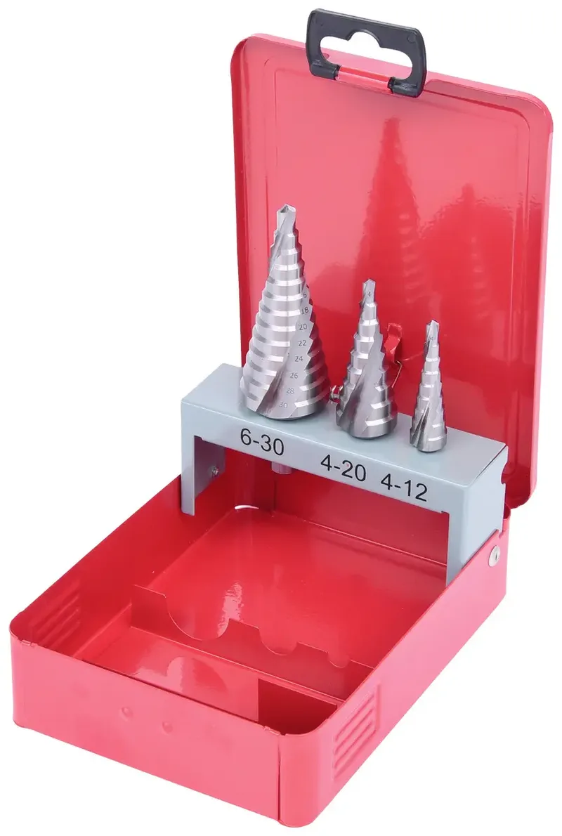 HSS Stufenbohrer-Satz, Stahlblechkassette 3-teilig von KS Tools – Produktbild 1 von 2