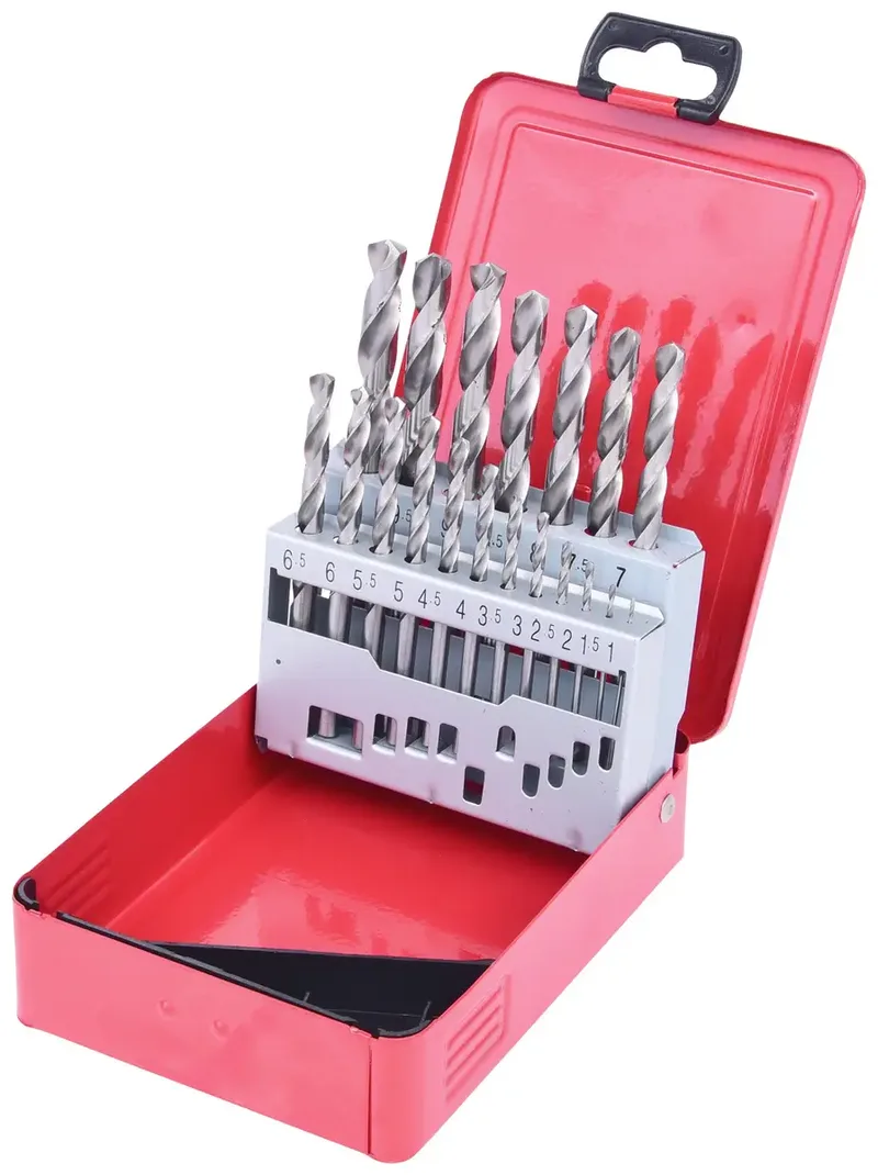 KS Tools 330.2610 3302610 HSS-G Metall-Spiralbohrer-Set 1 mm, 1.5 mm, 2 mm, 2.5 mm, 3 mm, 3.5 mm, 4 mm, 4.5 mm, 5 mm, 5.5 mm, 6 mm, 6.5 mm, 7 mm, 7.5 mm, 8 mm by KS Tools – product image