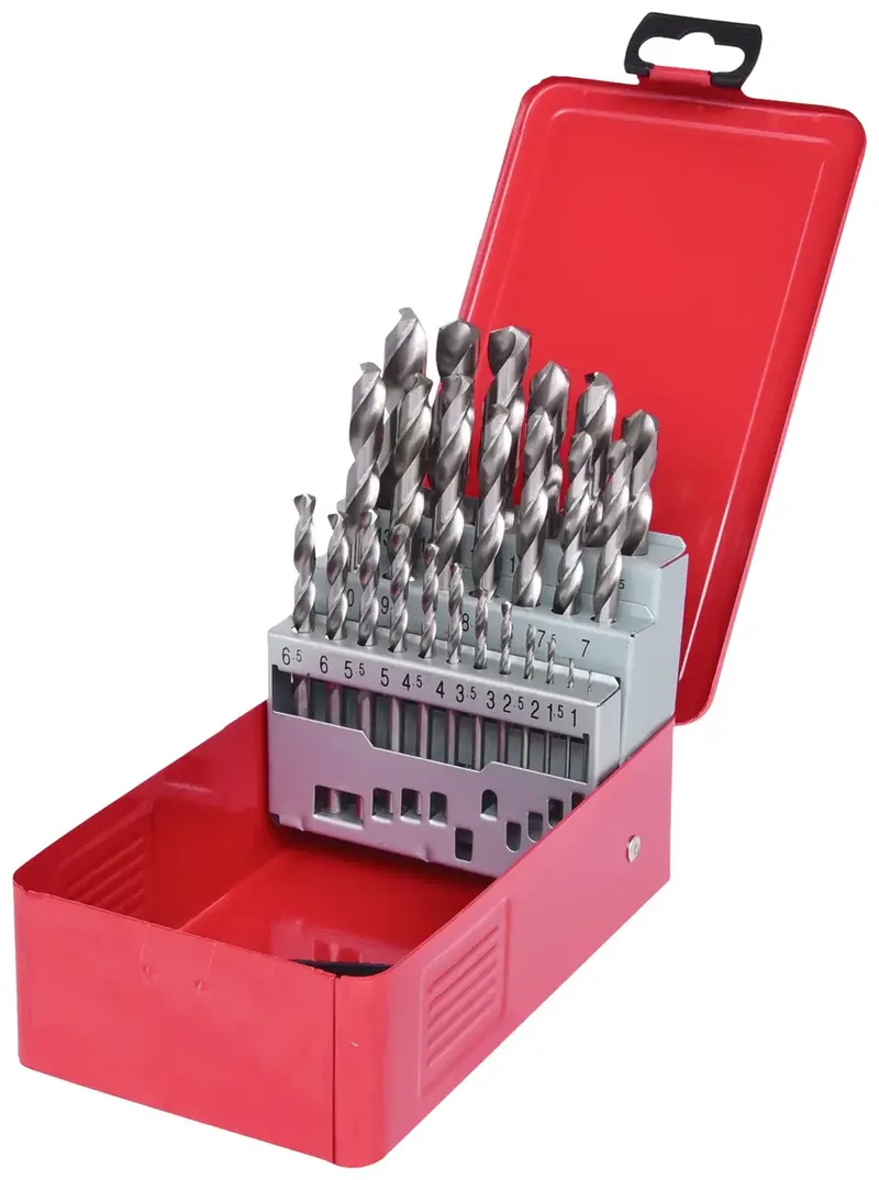 KS Tools 330.2613 3302613 HSS-G Metall-Spiralbohrer-Set 1 mm, 1.5 mm, 2 mm, 2.5 mm, 3 mm, 3.5 mm, 4 mm, 4.5 mm, 5 mm, 5.5 mm, 6 mm, 6.5 mm, 7 mm, 7.5 mm, 8 mm by KS Tools – product image