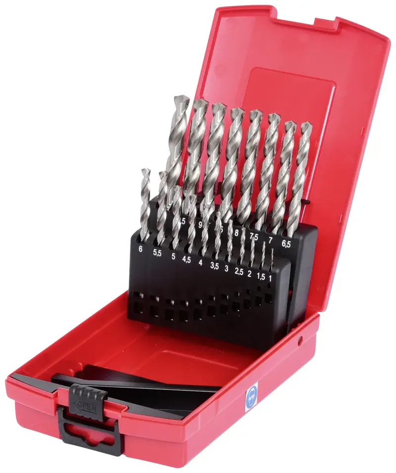 KS Tools 330.2620 3302620 HSS-G Metall-Spiralbohrer-Set 1 mm, 1.5 mm, 2 mm, 2.5 mm, 3 mm, 3.5 mm, 4 mm, 4.5 mm, 5 mm, 5.5 mm, 6 mm, 6.5 mm, 7 mm, 7.5 mm, 8 mm by KS Tools – product image