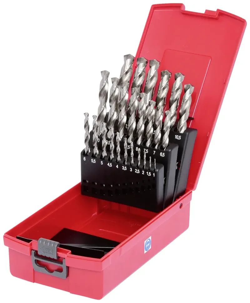 KS Tools 330.2623 330.2623 HSS-G Metall-Spiralbohrer-Set 1 mm, 1.5 mm, 2 mm, 2.5 mm, 3 mm, 3.5 mm, 4 mm, 4.5 mm, 5 mm, 5.5 mm, 6 mm, 6.5 mm, 7 mm, 7.5 mm, 8 von KS Tools – Produktbild